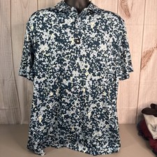 Bad Birdie Mens 2XL Blend Setter Blue Camo Golf Polo Shirt Performance