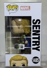 Marvel MCU Lewis Pullman Signed Sentry #1485 Funko Pop Beckett BAS COA AUTHENTIC — photo 2
