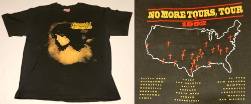 OZZY OSBOURNE No More Tours Concert L Hanes USA S 1990s vintage concert t-shirt, vintage, single stitch, B+ condition