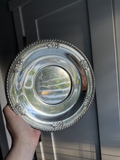 Wallace Sterling Silver Vintage Plate 225 10&ldquo;