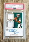 2020 PANINI ENCASED JALEN HURTS ROOKIE RC RPA PATCH AUTOGRAPH AUTO INS /50 PSA 7