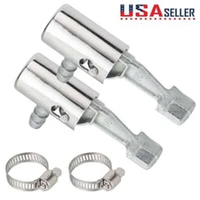2PC 1/4" NPT Lock On Tire Inflator Locking Air Chuck Air Hose Attachment for Car