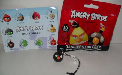 ROVIO ANGRY BIRDS DANGLERS SINGLE BOMB NEW NEVER USED