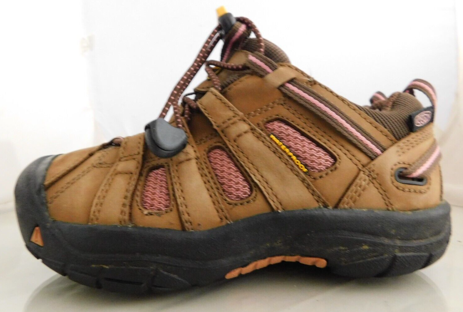 Scarpe da Trail Impermeabili Ragazze KEEN Targhee Taglia:2 Colore:Marrone Rosa