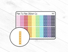 1660 Dot Checklist Planner Stickers.