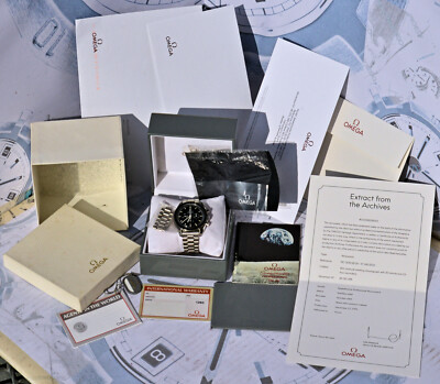 OMEGA Speedmaster Moonwatch Chrono 861 Time Machine 1991 With Extract Original &