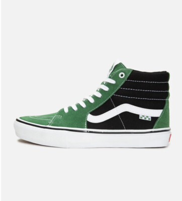 VANS MEN\'S 6.5 SK8 HI BLACK OLIVE GREEN NIB VN0A5FCCBKO $_12.JPG?set_id=880000500F main image 3