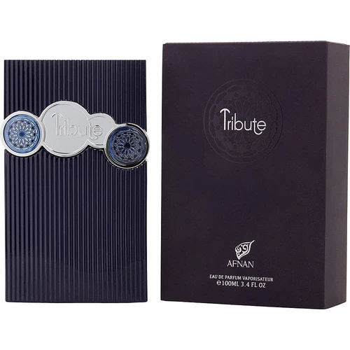 Afnan Tribute Blue EDP 100 ml / 3.4 Oz Unisex New In Box & Sealed.