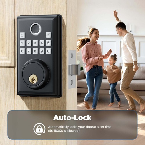 OWLING Fingerabdruck Türschloss Biometrisch Smart Lock APP Bluetooth Schlüsselloser Riegel - Bild 6 von 9