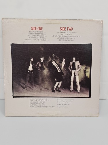 AC/DC Highway To Hell LP - Atlantic SD 19244 ~ 1st Press 1979 EX/G+ - Picture 7 of 9