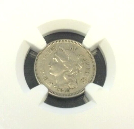 1865 3CN NGC AU55 REDUCED 6/18/25 (2157) - Image 3 of 4