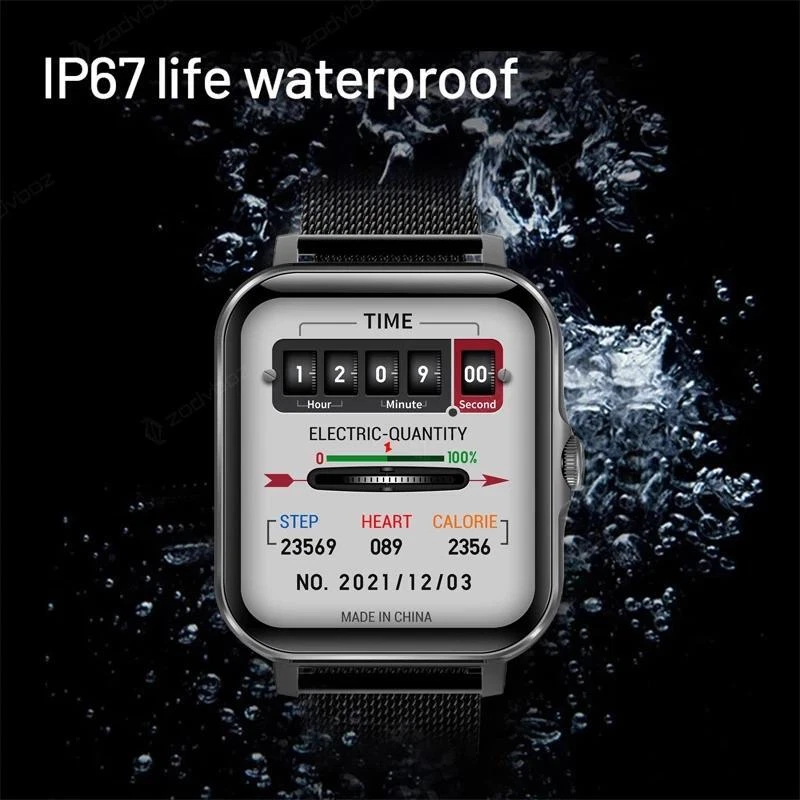 Bluetooth Answer Call Smart Watch Full Touch Dial Call Fitness