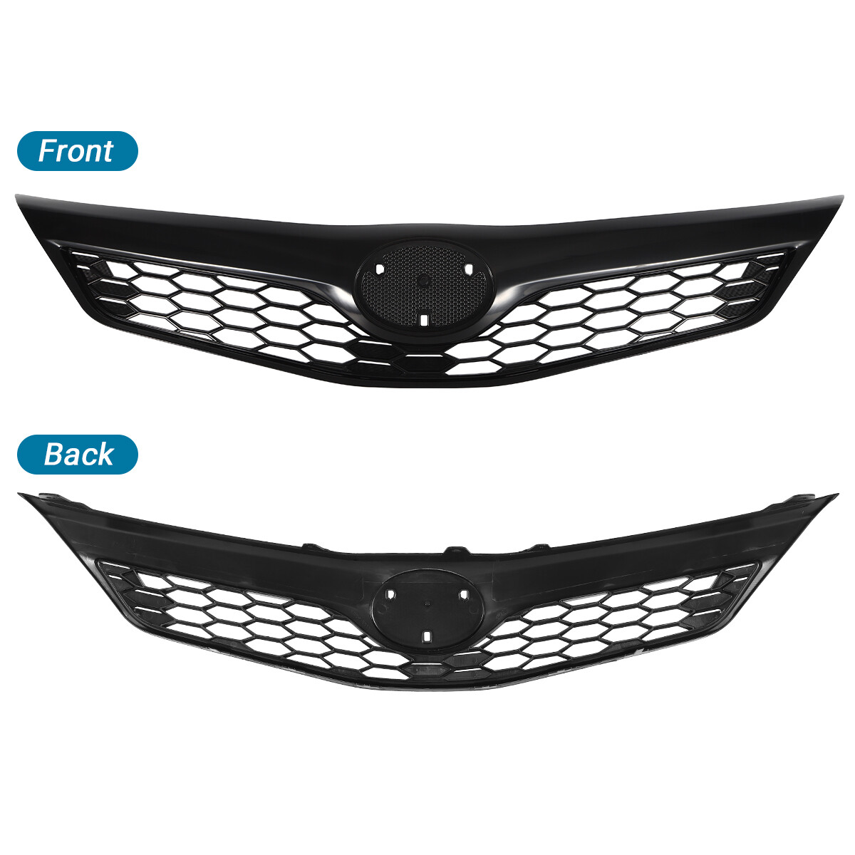 3PC Set 2012-2014 CAMRY SE Lower Grlle w/ LH & RH Fog Lght Lamp Bezel
