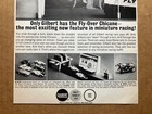 1963 Gilbert “Fly-Over Chicane” Auto-Rama Slot Cars Original Print Ad 7 1/8”x10” — photo 3
