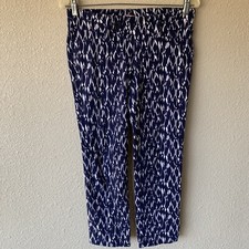 Lilly Pulitzer Womens Sz 2 Classic Trouser Straight leg Cotton Pants 88189