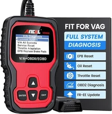 Ancel VD500 OBD2 Scanner Full System Code Reader Car Diagnostic Tools For VAG VW