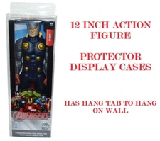 50 PACK 12" Inch Action Figures Clear Plastic Protectors Case Display Boxes
