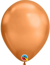 Qualatex 11" Chrome-Copper Latex Balloons