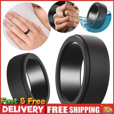 Silikon Elastische Ring Abdeckung Stoßfest Ring Schutz für Oura Ring Gen 3 (Schwarz)