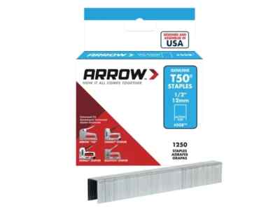 Arrow A50824 T50 Klammern 12mm (1/2in) Silber (Box 1250) ARRT5012S