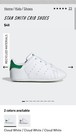 Adidas Stan Smith Crib 1 White Green Originals Baby Sneakers