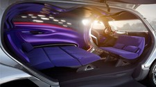 Cars 2011 citroen tubik concept Desk Mat Stitched