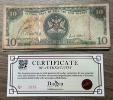 Trinidad & Tobago 🇹🇹 10 dollars, 2002 - 2006 1 PIECE P-43 Banknote Circulated