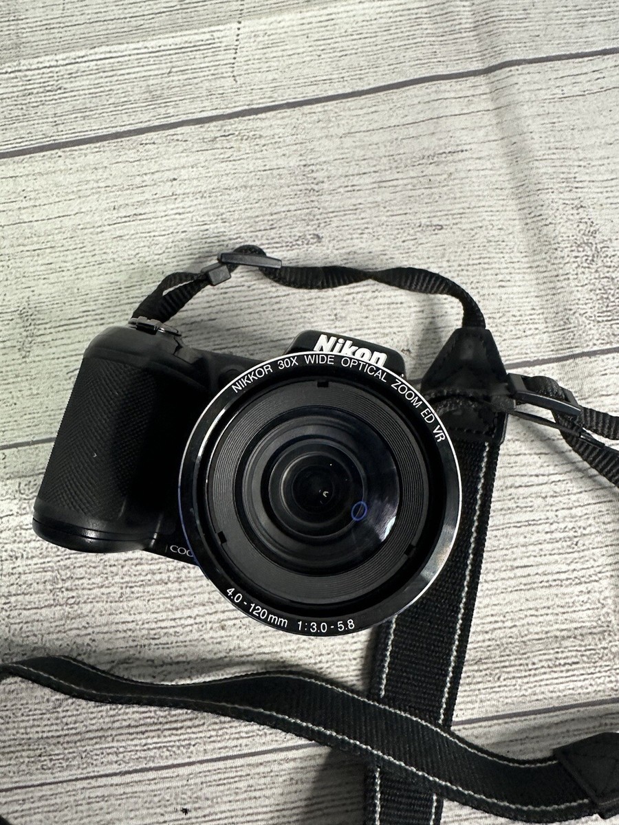 Nikon CoolPix L820 Optical Zoom 16MP Black Digital Camera READ