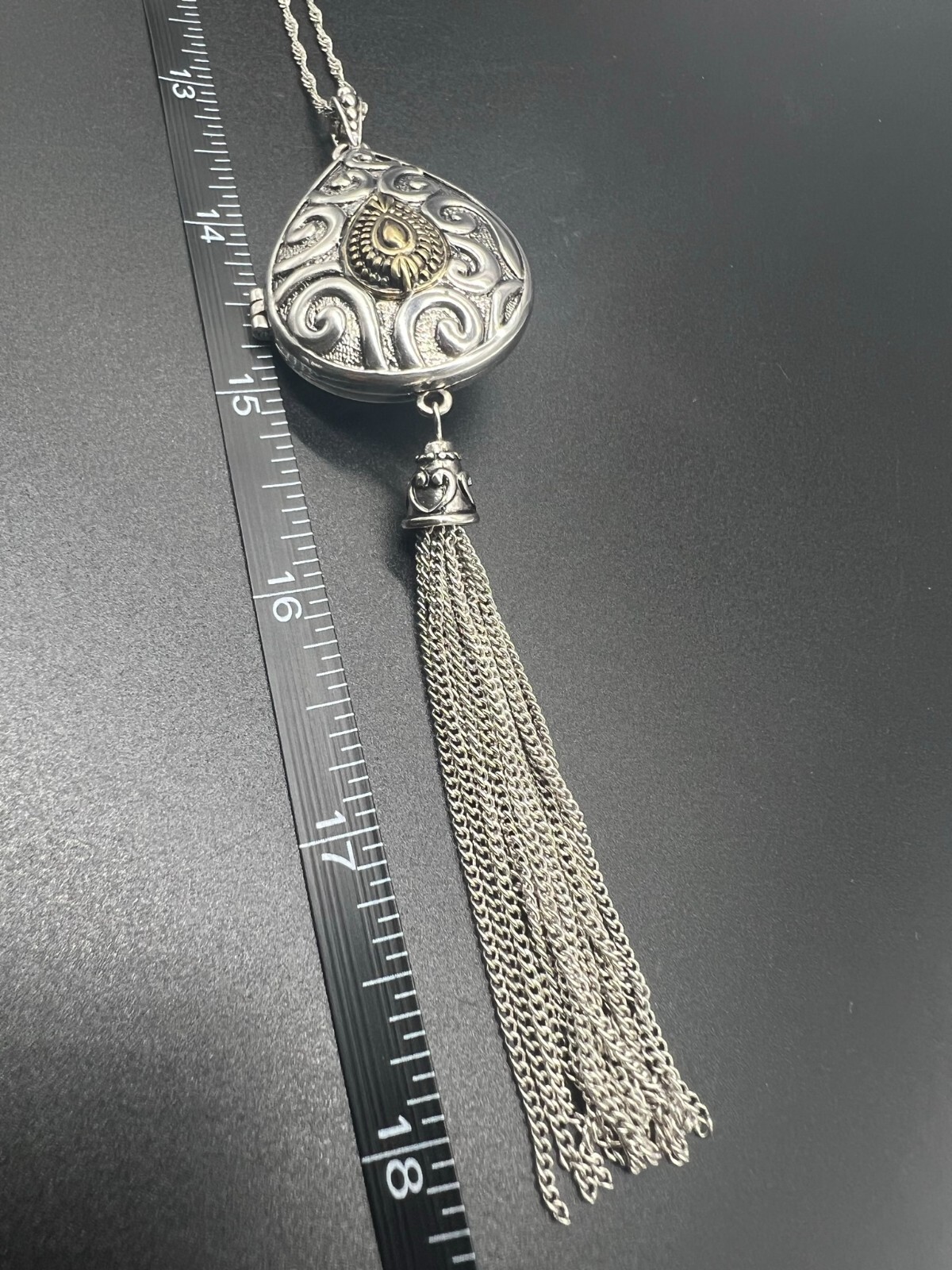 Extra Long Locket Necklace. - image 7