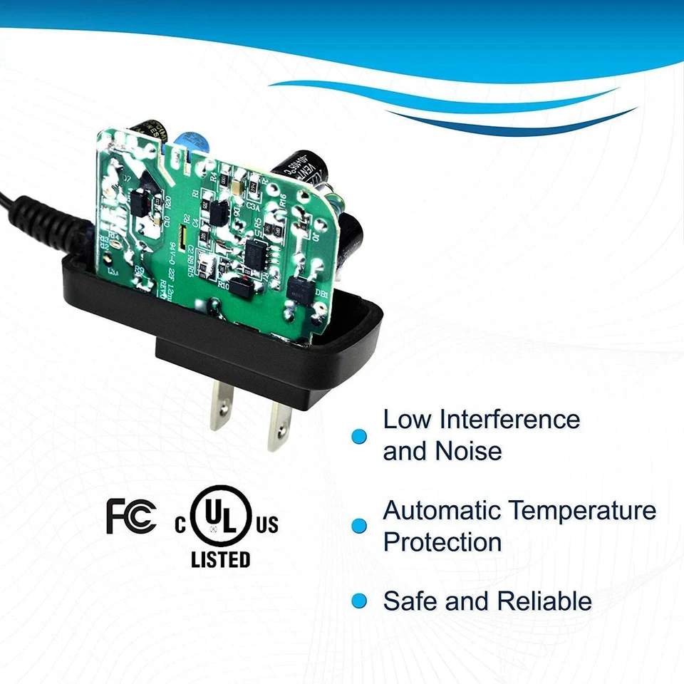 HQRP AC Adapter Ladegerät Für Coby Kyros MID7127 MID7048 MID7048-4 MID8048 - Bild 4 von 4