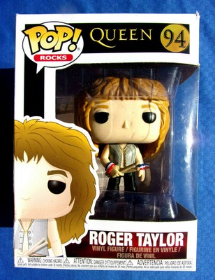 Funko Pop! Rocks: QUEEN~Roger Taylor #94~Vinyl Figure~VAULTED/RETIRED~HTF~MINT! | eBay