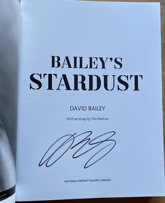 Autograph Book, David Bailey's Stardust, British Edition Hardcover