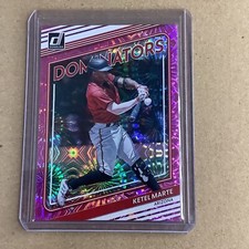 2022 Donruss Baseball Ketel Marte Dominators #D-12 Pink Fireworks A-4