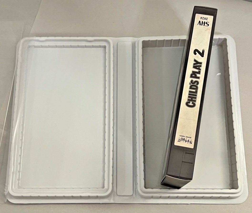 Spirit Halloween Child's Play 2 Chucky VHS COLLECTOR'S BOX 6 ITEMS