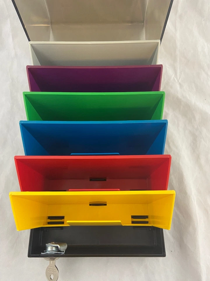 De colección - SRW Minidex 78 - 5,25" - Estuche para disquetes - Con cerradura y llave - RARO Foto 3 de 4