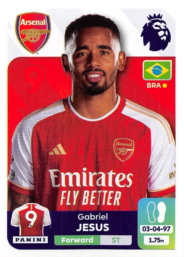 PANINI PREMIER LEAGUE 2024 STICKERS COLLECTION #1 - #225 2023/24 
