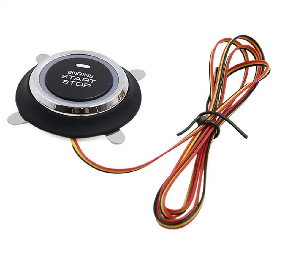 Car Ignition Switch Engine Start Push Button For Keyless Entry& Push Starter Kit - Image 3 of 4