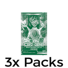 3x Official Tournament Pack Vol 4 Dragon Ball Super DBS✨USA Ship✨