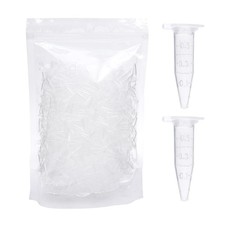 0.5ml Microcentrifuge Tubes 1000PCS,Centrifuge Tubes with Attached Lid,Plasti...