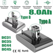 8.0AH Battery For Dyson DC31 Type A Type B DC34 DC35 DC44 6.0AH battery