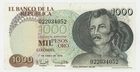 Colombia 1000 Pesos 1-4-1979 Pick 421.a UNC Uncirculated Banknote