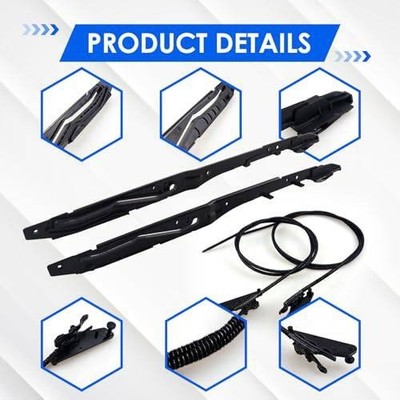 Sunroof Glass Cables & Track Assembly for Ford F-150 F-250 F-350 OE FL3Z16502C22
