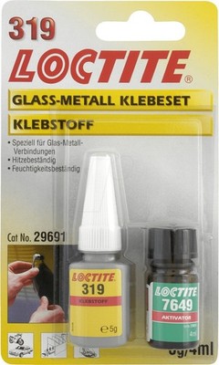 Loctite 319/Loctite SF 7649 Stukturklebstoff-Glas-Metall-Set 5g