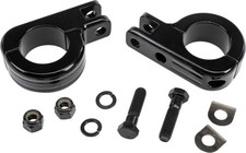 Footpeg Mount Clamps - Color: Black - Style: Misc Components