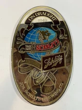 Schiltz On Draught Mirror Bar Advertising Sign  20"x12" 1976