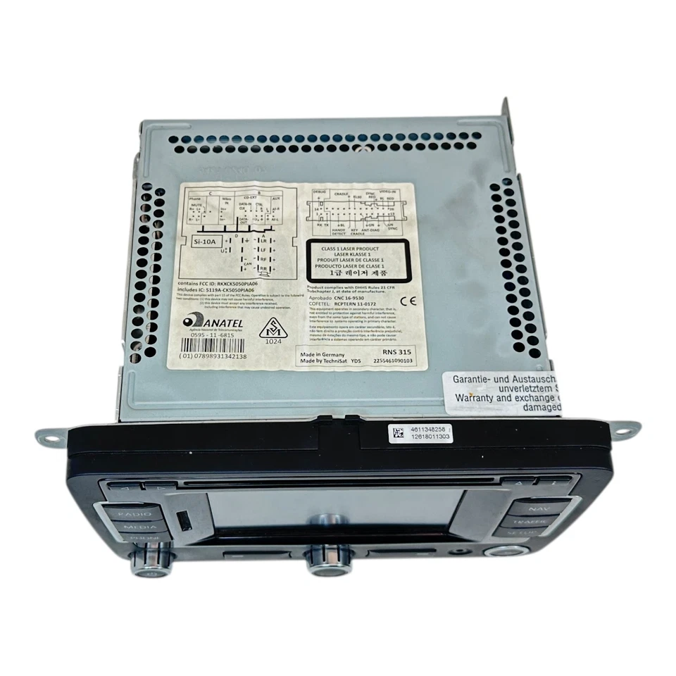 Système De Navigation Radio RNS 315 VW Caddy 2K Touran 1T3 3C8035279 - Photo 2/4