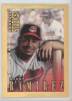 1998 Donruss Studio Studio Proofs Gold 24/300 Manny Ramirez #164 7tj