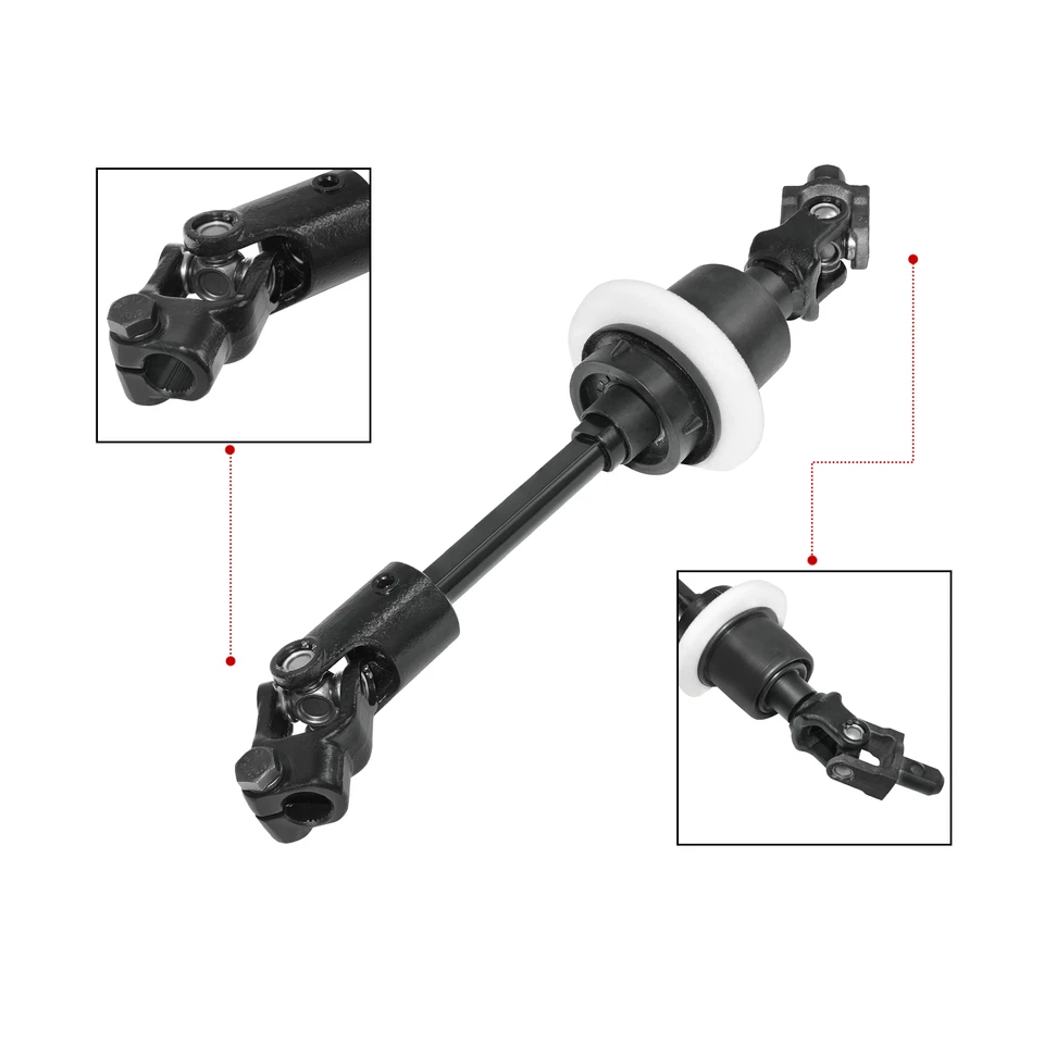 Eixo de direção intermediário para Chevrolet Malibu Pontiac G6 Saturn Aura 2006-12 - Imagem 2 de 4