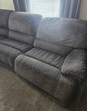 Gray Sectional Sofa Modern Polyester for Living Room Adults Solid