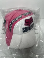 Supreme Fox Racing 6 Panel Hat Cap Black